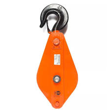 Блок монтажный однорольный с  крюком TOR 5 т с откидной щекой (T)*