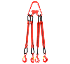 Строп текстильный TOR 4СТ 10,0 т 7,5 м 150 мм