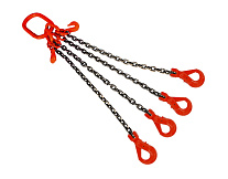 Строп цепной TOR 4СЦ г/п 11,2 т 7,0 м с укорачивающими и самозакрывающимися крюками Строп цепной TOR 4СЦ г/п 11,2 т 7,0 м с укорачивающими и самозакрывающимися крюками