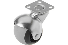 Колесо мебельное поворотное резиновое SCmg 20 40 мм Колесо мебельное поворотное резиновое SCmg 20 40 мм