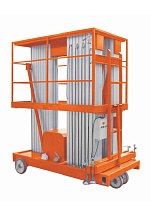 Подъемник мачтовый аккумуляторный 250 кг 10/12 м TOR GTWY10-320 DC 3-мачтовый 