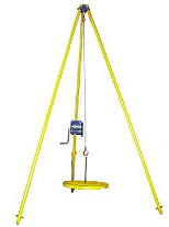 Тренога перегрузочная ТП-250 кг с ручной лебедкой 