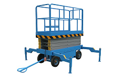 Подъемник ножничный передвижной с выдвижной платформой 500 кг 14/16 м TOR SJY-0,5-14 DC аккумуляторный