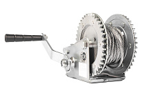 Лебедка ручная TOR ЛН-1200 (LHW) г/п 0,5 т длина троса 20 м 