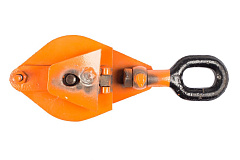 Блок монтажный однорольный с  ушком TOR HQG(L) K1-0,5 т с откидной щекой (T)*