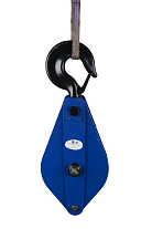 Блок монтажный однорольный с  крюком TOR HQG(L) K1-10,0 т с откидной щекой (S)