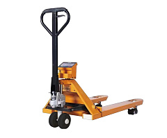 Тележка гидравлическая с весами 2000 кг 1150 мм полиуретановые колеса TOR AC-CW2 (серия DR)