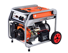 Генератор бензиновый 6,0 кВт 220В 27 л с электростартером и колесами TOR KM8000H