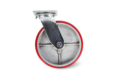 Колесо большегрузное поворотное SCp 55 125 мм полиуретановое (F)