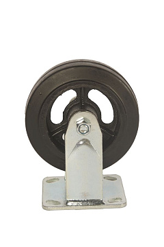 Колесо большегрузное неповоротное FCd 63 150 мм обрезиненное (F)