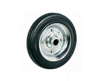 Колесо литая резина C 46 100 мм без втулки, чашек и болта (N) Колесо литая резина C 46 100 мм без втулки, чашек и болта (N)