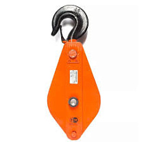 Блок монтажный однорольный с  крюком TOR HQG(L) K1-5,0 т с откидной щекой (T)*