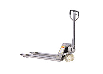 Тележка гидравлическая из нержавеющей стали 2500 кг 1150 мм нейлоновые колеса TOR WH-25S