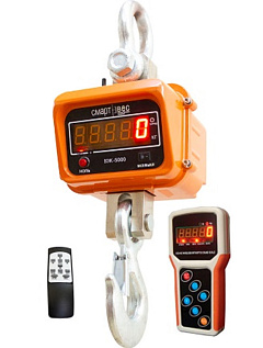 Весы крановые ВЭК-5000 с дублированием показаний на пульт Весы крановые ВЭК-5000 с дублированием показаний на пульт