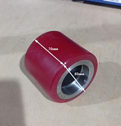 Колесо 80х70 подвилочное без подшипника для самоходного штабелёра CDD10R-E#