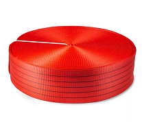 Лента текстильная TOR 7:1 150 мм 22500 кг big box (красный) (J)