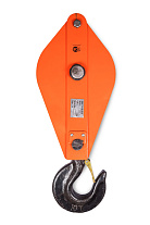 Блок монтажный однорольный с  крюком TOR HQG(L) K1-10,0 т с откидной щекой