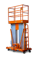 Подъемник мачтовый аккумуляторный 200 кг 6/8 м TOR GTWY6-200S DC 2-мачтовый 