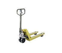 Тележка гидравлическая 2500 кг 1150 мм резиновые колеса и ролики TOR AC (серия J)#