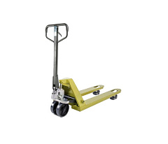 Тележка гидравлическая 2500 кг 1150 мм резиновые колеса и ролики TOR AC (серия J)#