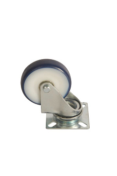 Колесо аппаратное поворотное SCv 92 75 мм (синяя резина) Колесо аппаратное поворотное SCv 92 75 мм (синяя резина)